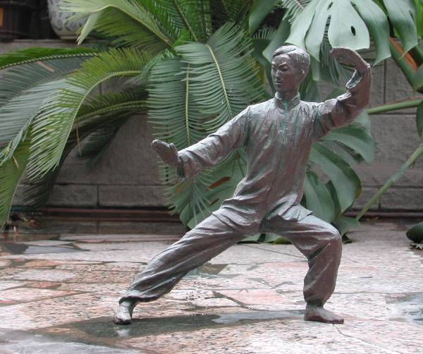 Chinese Tai Chi - a sculpture by Zhang Yaxi