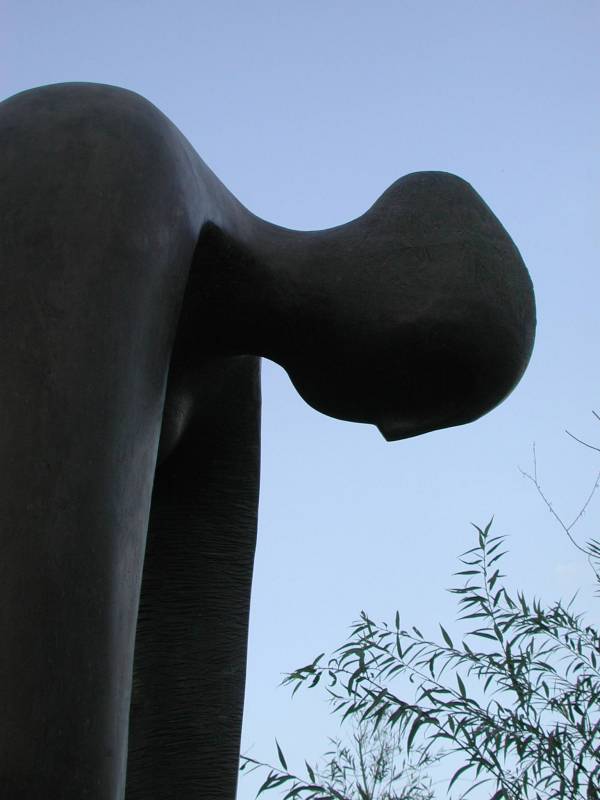 Another detail of a monumental sculpture in bronze created by Zhang Yaxi during the China Changchun International Sculpture Symposium 2001 and now permanently displayed in the China Changchun World  Sculpture Park